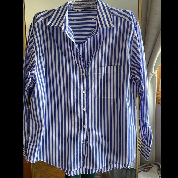 Stripped Oversize blouse - Picture 2 of 4